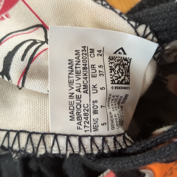 Converse x Space Jam Chuck Taylor All Star Tune Squad Sneakers Size 7 - Picture 12 of 13